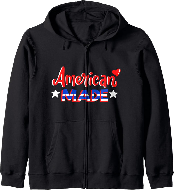 Amerikanischer Stolz Amerika USA Flaggen Kapuzenjacke