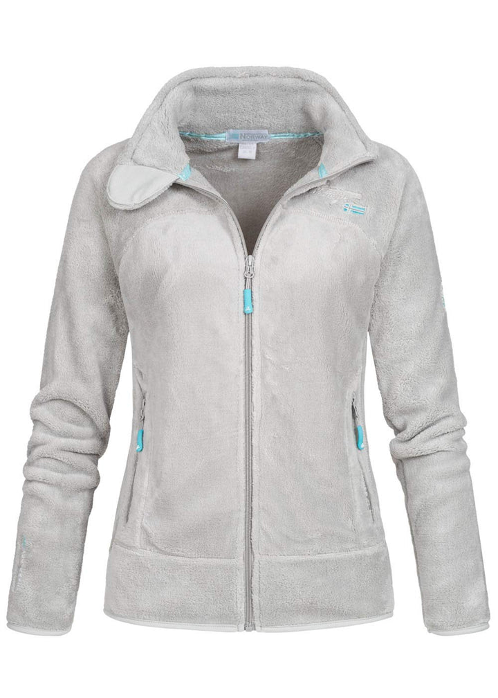 Geographical Norway Upaline Lady - Fleecejacke Damen Fine Frauen Warm Fermetur Zip - Jacke Fleece He