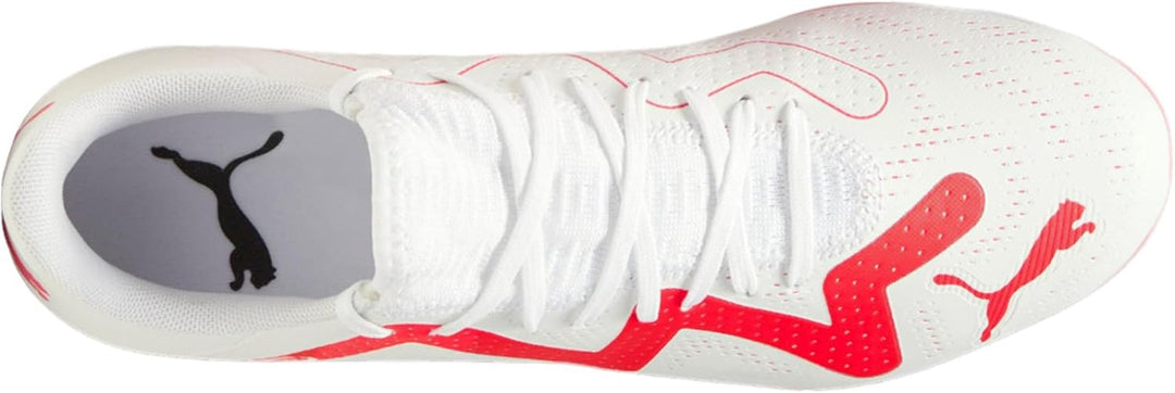 PUMA Herren Future Play Fg/Ag Fussballschuh, Puma White Fire Orchid