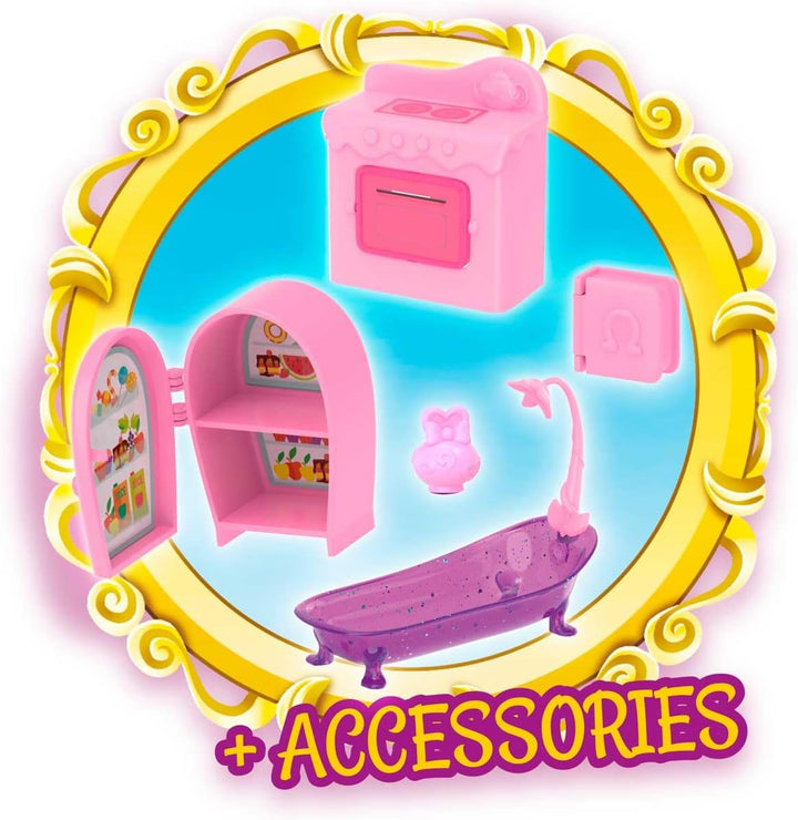 Galupy Unicorn Mariposa House - Spielset mit Einhorn Figur & Haus mit spezieller Aufzugsfunktion & Z