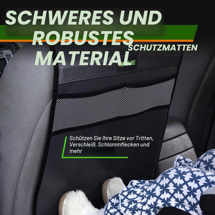 Drive Auto Products Autositzschutz für Baby mit Hundedecke 2er Pack Schwarz Packung mit 2 Stück Schw