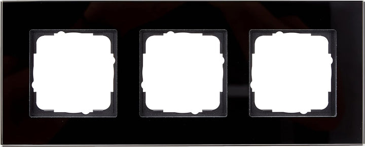 Gira 021305 Rahmen 3-fach Esprit Glas, schwarz 3fach, 3fach