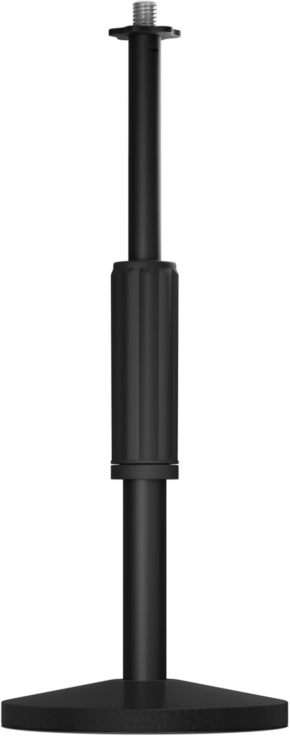 Genesis Thulium 350D Tisch Mikrofonständer - Höhenverstellbar 20–32 cm, schwere rutschfeste Basis, 3