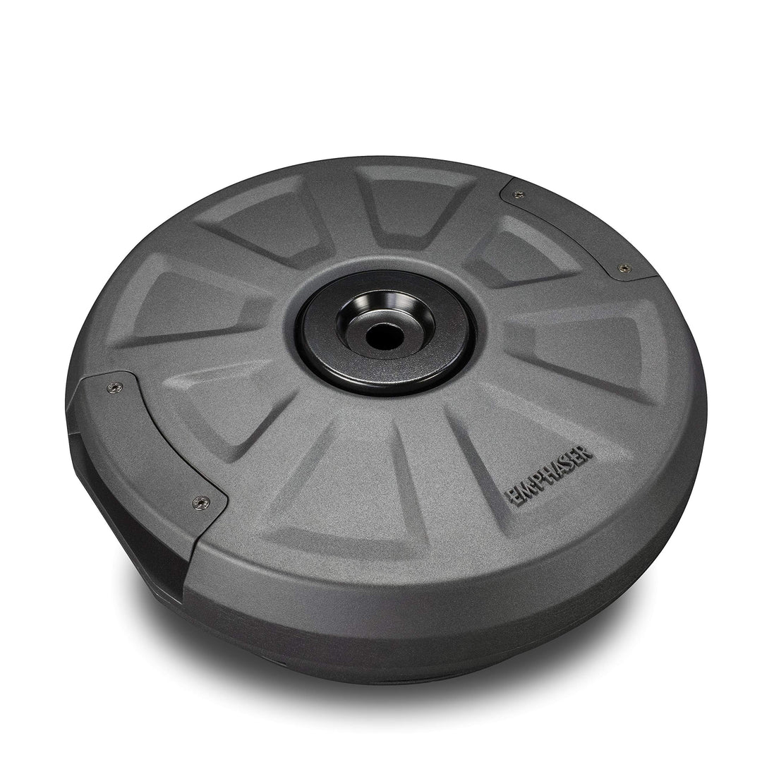 EMPHASER EBS111A – kraftvoller 28 cm Aktivsubwoofer zum Einbau in Reserverad Mulde/Felge, Auto Bassb