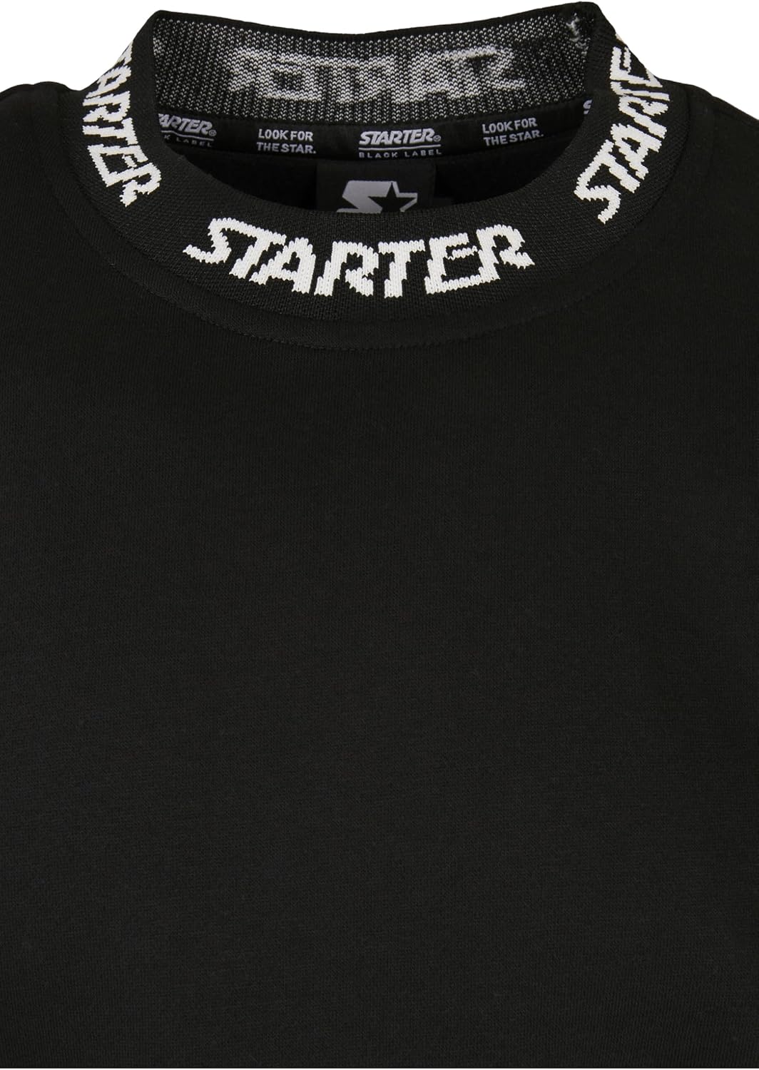 STARTER BLACK LABEL Herren Starter Jaquard Rib Crewneck XXL Schwarz, XXL Schwarz