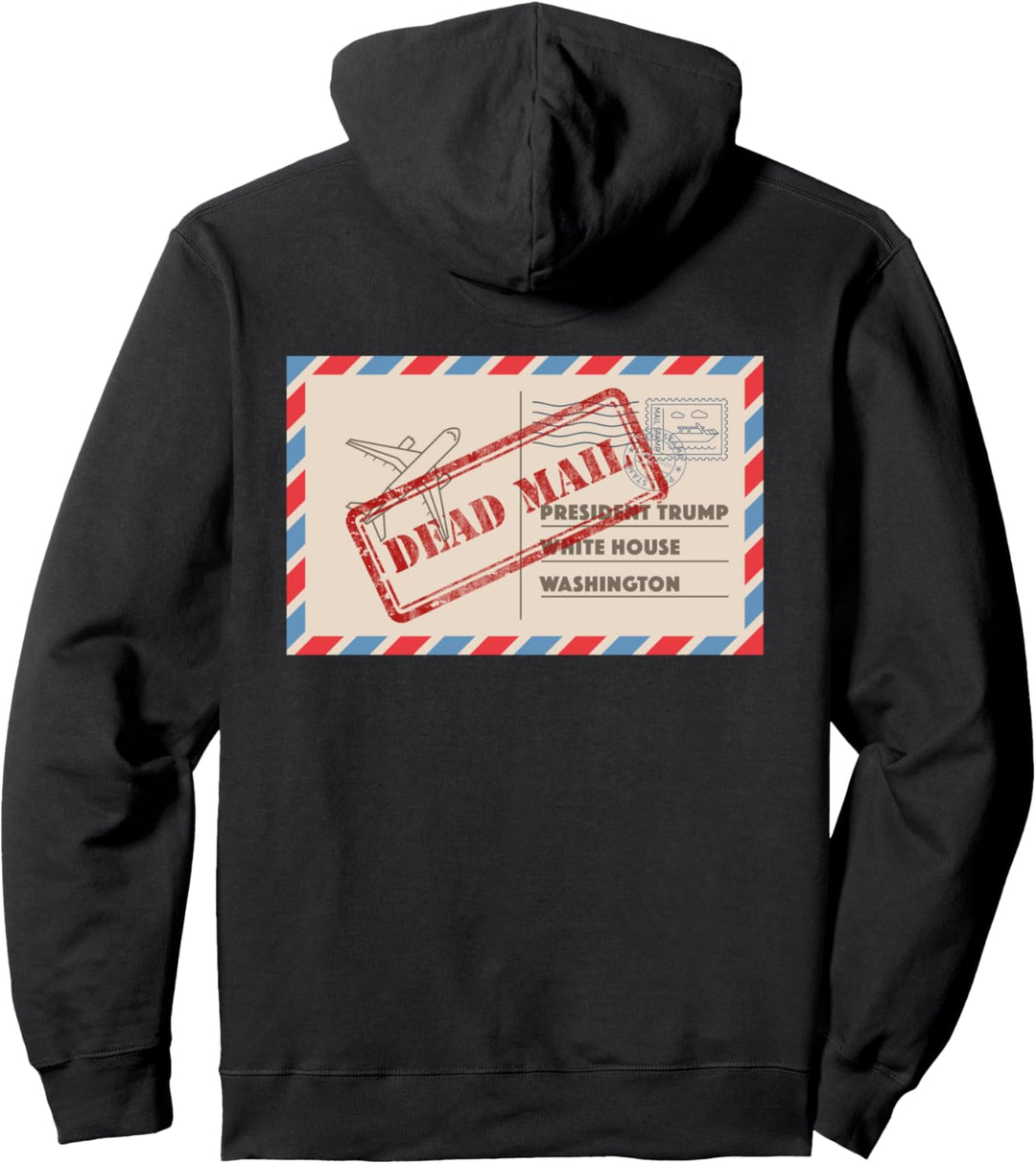 Anti Präsident Trump Postkarte Unbekannt verzogen Biden Pullover Hoodie
