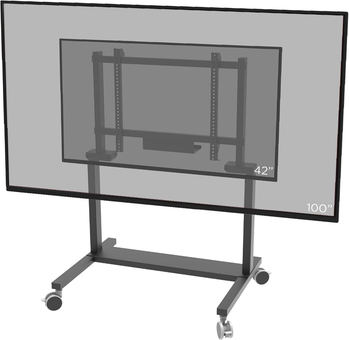 celexon TV/Displayrollwagen Professional Adjust-42100MB schwarz | für 42-100" Bildschirme bis 120kg