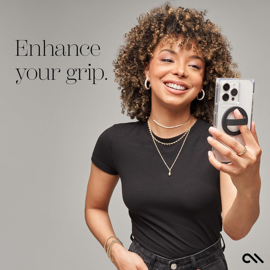 Case-Mate Magnetic Phone Grip (Loop Grip) - Magnetic Phone Ring Holder - Removable Soft MagSafe iPho