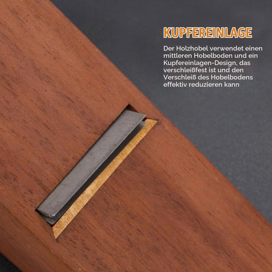 UPKOCH Holzhobel Tischlerwerkzeug aus Holz professioneller Hobel japanisch Bankebene Handhobel aus H