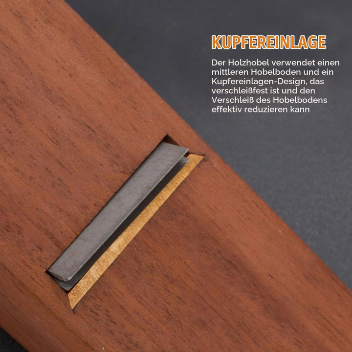 UPKOCH Holzhobel Tischlerwerkzeug aus Holz professioneller Hobel japanisch Bankebene Handhobel aus H