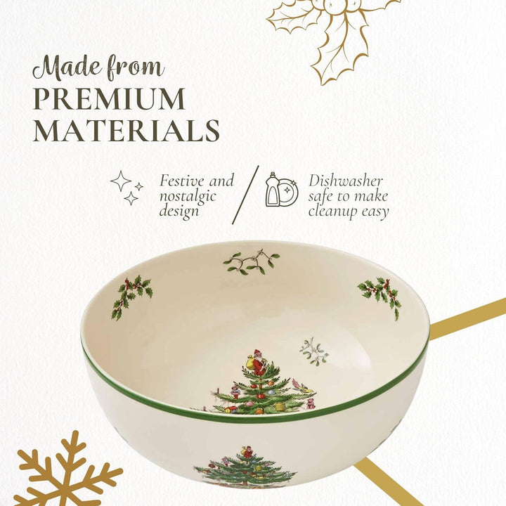 Spode Servierschale, Keramik, Mehrfarbig