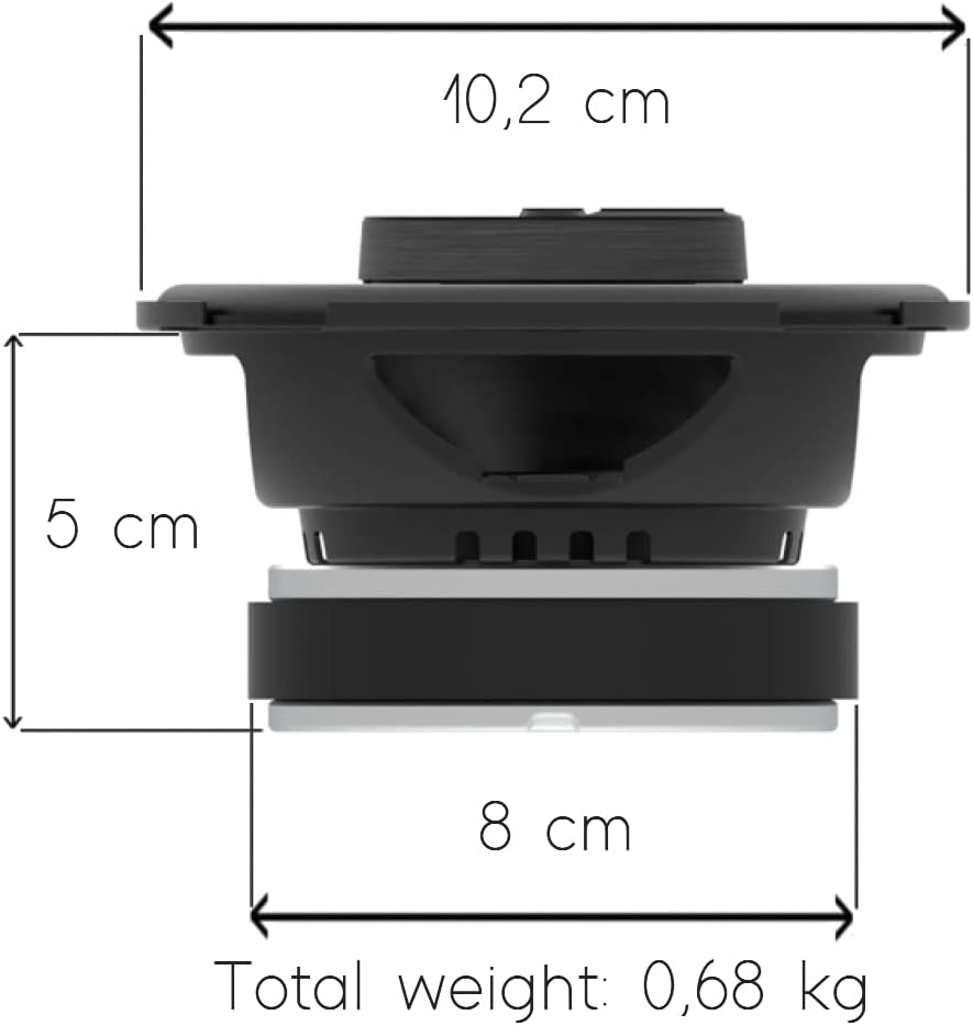 2 Lautsprecher Club 422F Koaxial 2-Wege 10 cm 100 mm 4" Durchmesser 35 Watt RMS und 105 Watt max. Im
