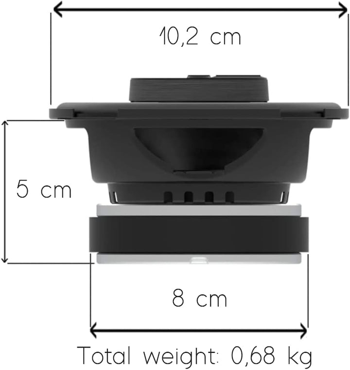 2 Lautsprecher Club 422F Koaxial 2-Wege 10 cm 100 mm 4" Durchmesser 35 Watt RMS und 105 Watt max. Im