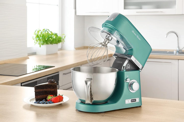 Robuster Handmixer aus Metall, 1000 W, Grün