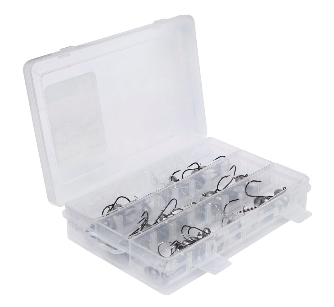 Berkley Fusion19 Jighead Pack – Jigkopf Sammlung in Tackle Box, gemischte Grössen für Gummifische, P