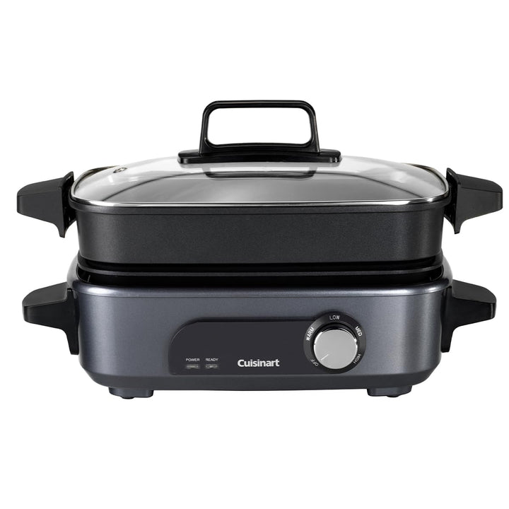 Cuisinart Cooking, 5-in-1 Multikocher zum Grillen, Anbraten, Dämpfen, Simmern und Kochen, Multicooke