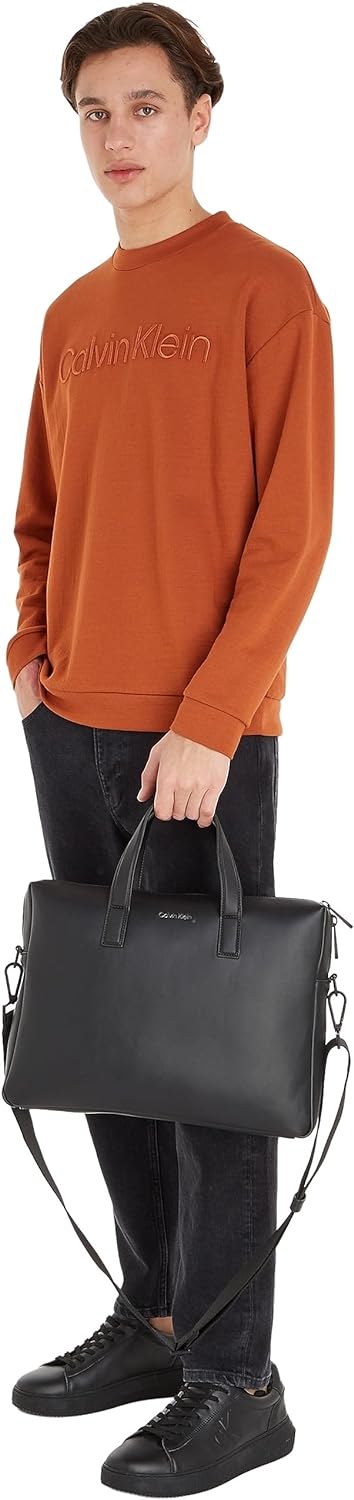 Calvin Klein Herren Must Laptoptasche SMO Computertasche, Ck Schwarz
