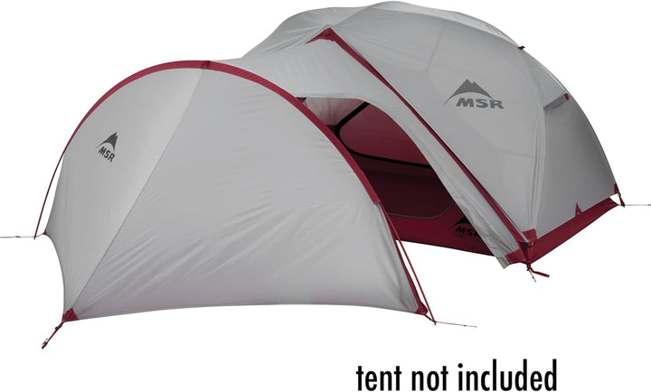 MSR Eilixir Gearshed V2 - Zelterweiterung für Eilixir und Hubba NX Serie Weiss/Rot Einheitsgrösse, W