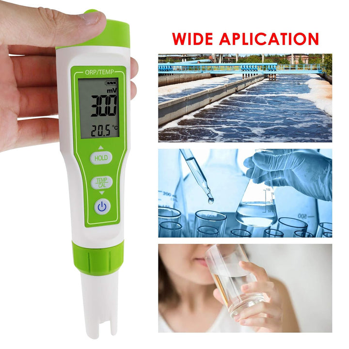 Digital ORP Meter mit Automatisch Kalibrierung & ORP Puffer Pulver, -1200~1200mV Hoch Richtigkeit OR