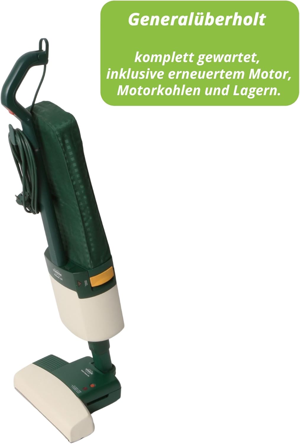 Vorwerk Kobold VK 121 mit Teppichbürste ET 340 - Mühelose und perfekte Reinigung, Tier Haare entfern