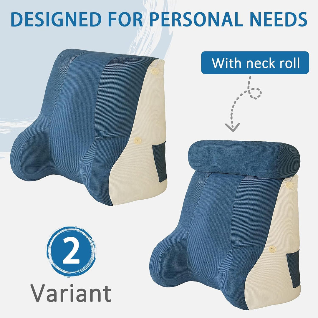 Lesekissen für Bett Und Sofa, Erwachsenensofa mit Rückenlehnenkissen, Sitzkissen mit Armlehne, Rücke
