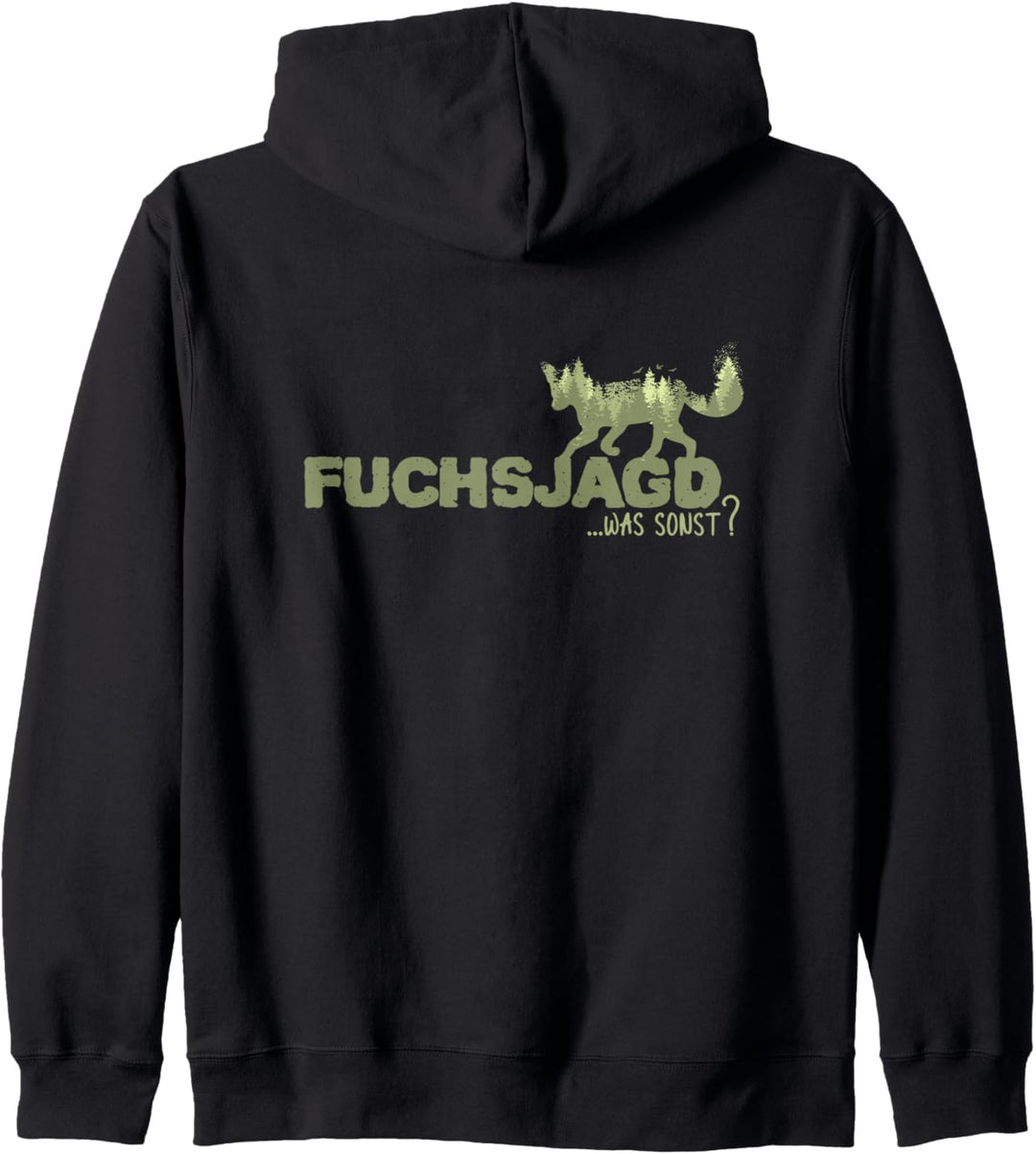Fuchsjagd mit Fuchsfigur Kapuzenjacke Kapuzenjacke