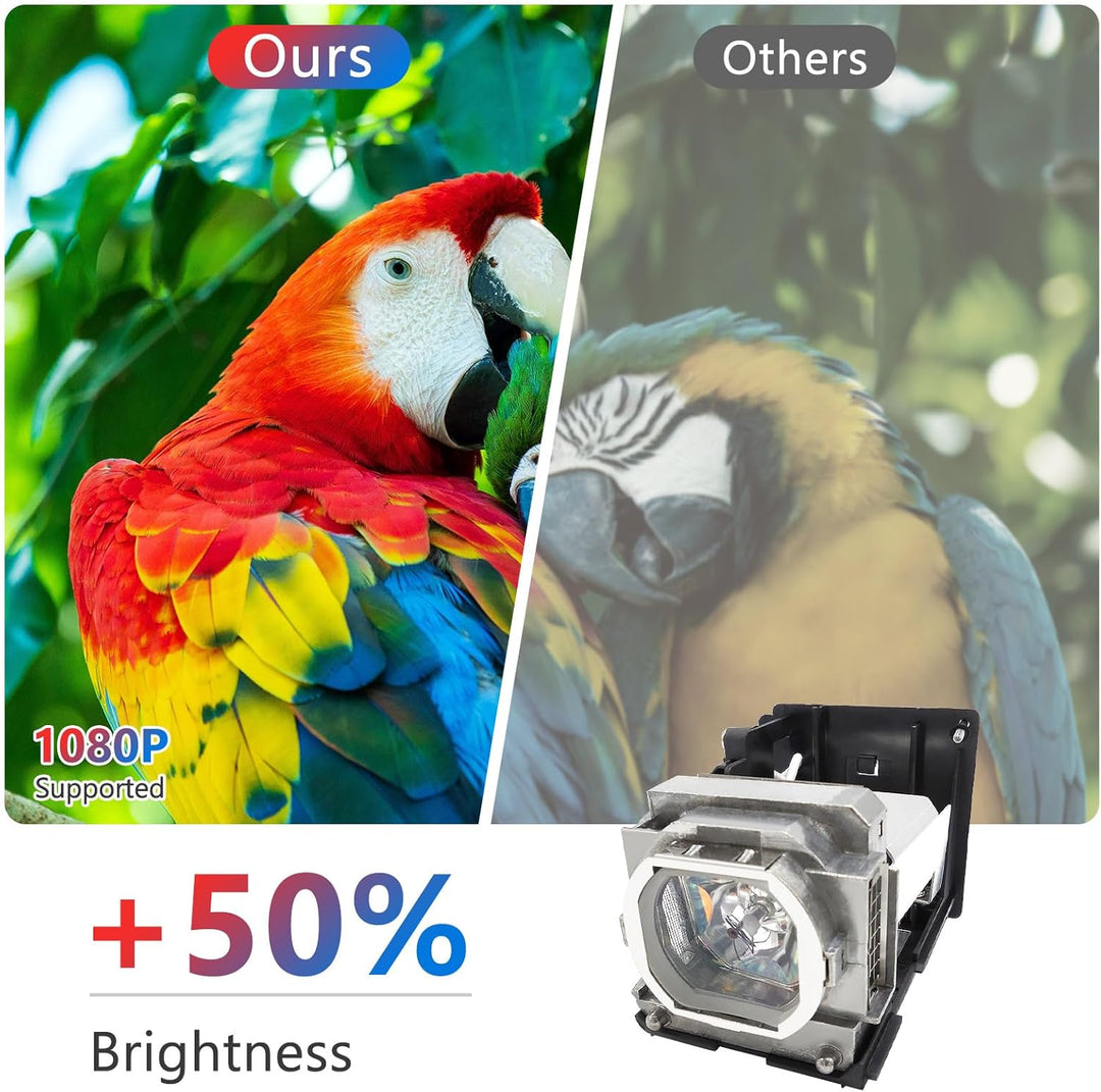 Supermait VLT-HC5000LP 915D116O10 A+ Qualität Ersatz Projektor Lampe Beamerlampe Birne mit Gehäuse K