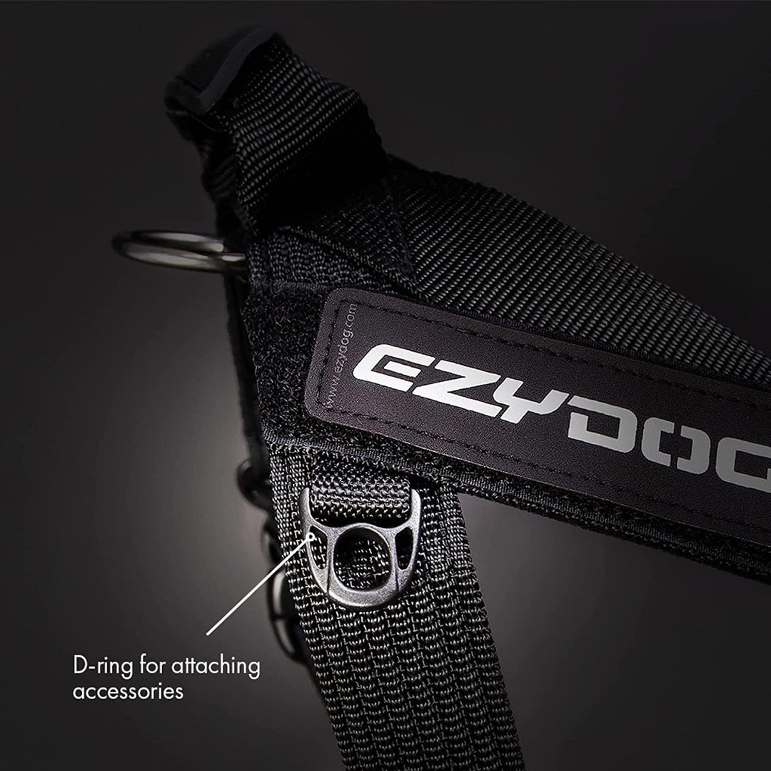 EzyDog Express Hundegeschirr - Norwegergeschirr für Kleine, Mittelgrosse und Grosse Hunde, Reflektie
