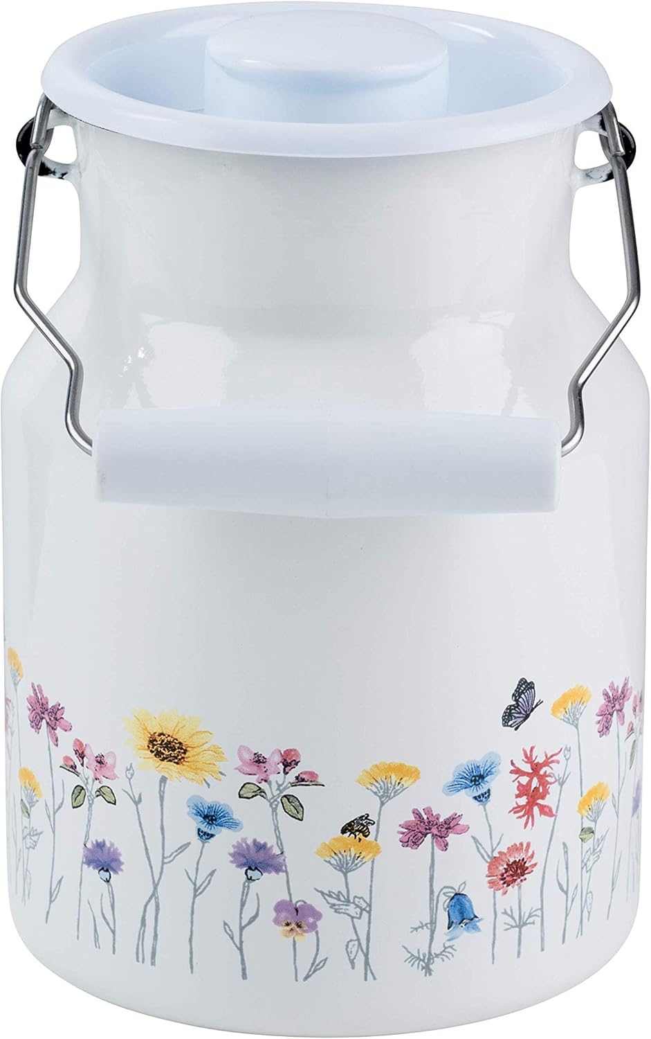 Riess, 0506-070, Milchkanne mit Deckel, COUNTRY SONDEREDITION FLORA, Inhalt 1,5 Liter, Höhe 19,2 cm,
