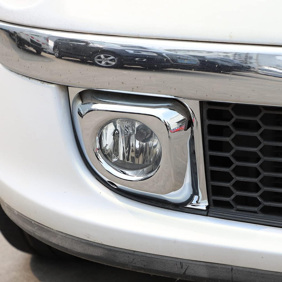 YANER Nebelscheinwerfer-Ringblenden für Frontstossstange, passend für Fiat 500 2011–2015, Nebelschei