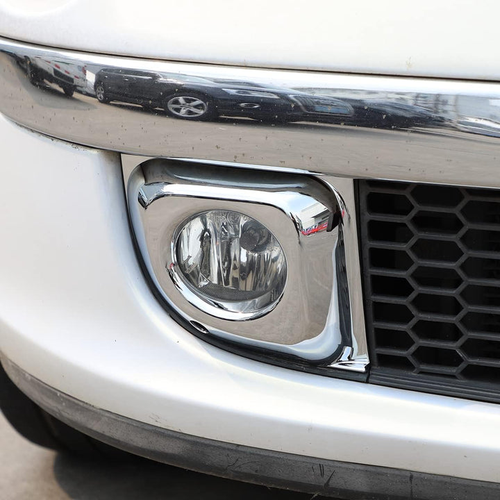 YANER Nebelscheinwerfer-Ringblenden für Frontstossstange, passend für Fiat 500 2011–2015, Nebelschei