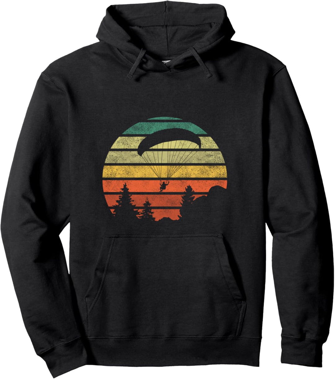 Paragliding Paragliding Fliegen-Design Sonnenuntergang Pullover Hoodie