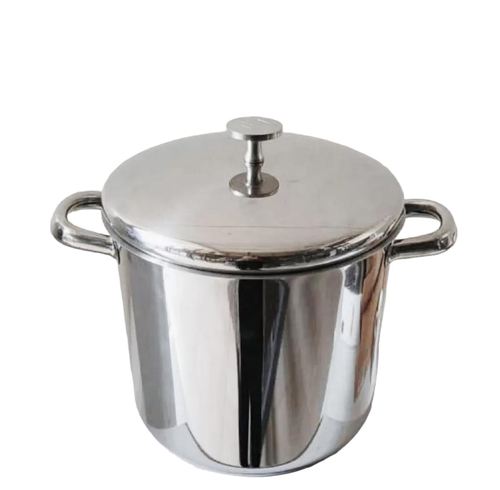 MasterClass, Induktionssicherer Suppentopf aus Edelstahl mit Deckel, 11 Liter, 11 Liter