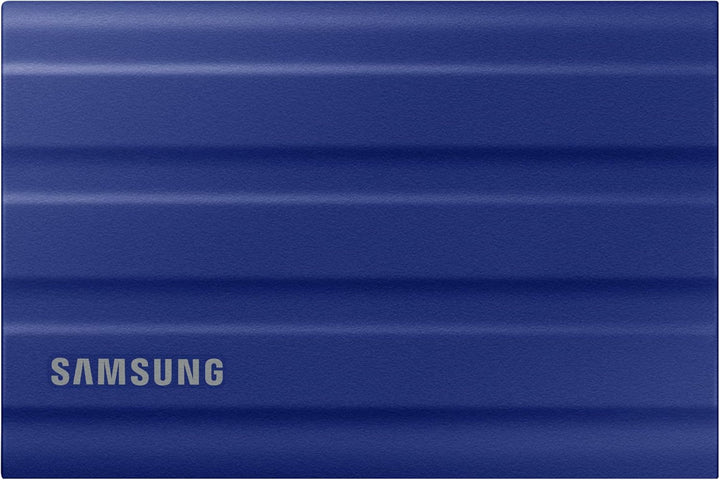 Samsung Portable T7 SSD Shield, USB 3.2 Gen 2 TB, 1.050MB/s Lesen, 1.000MB/s Writing, Blue, MU-PE2T0