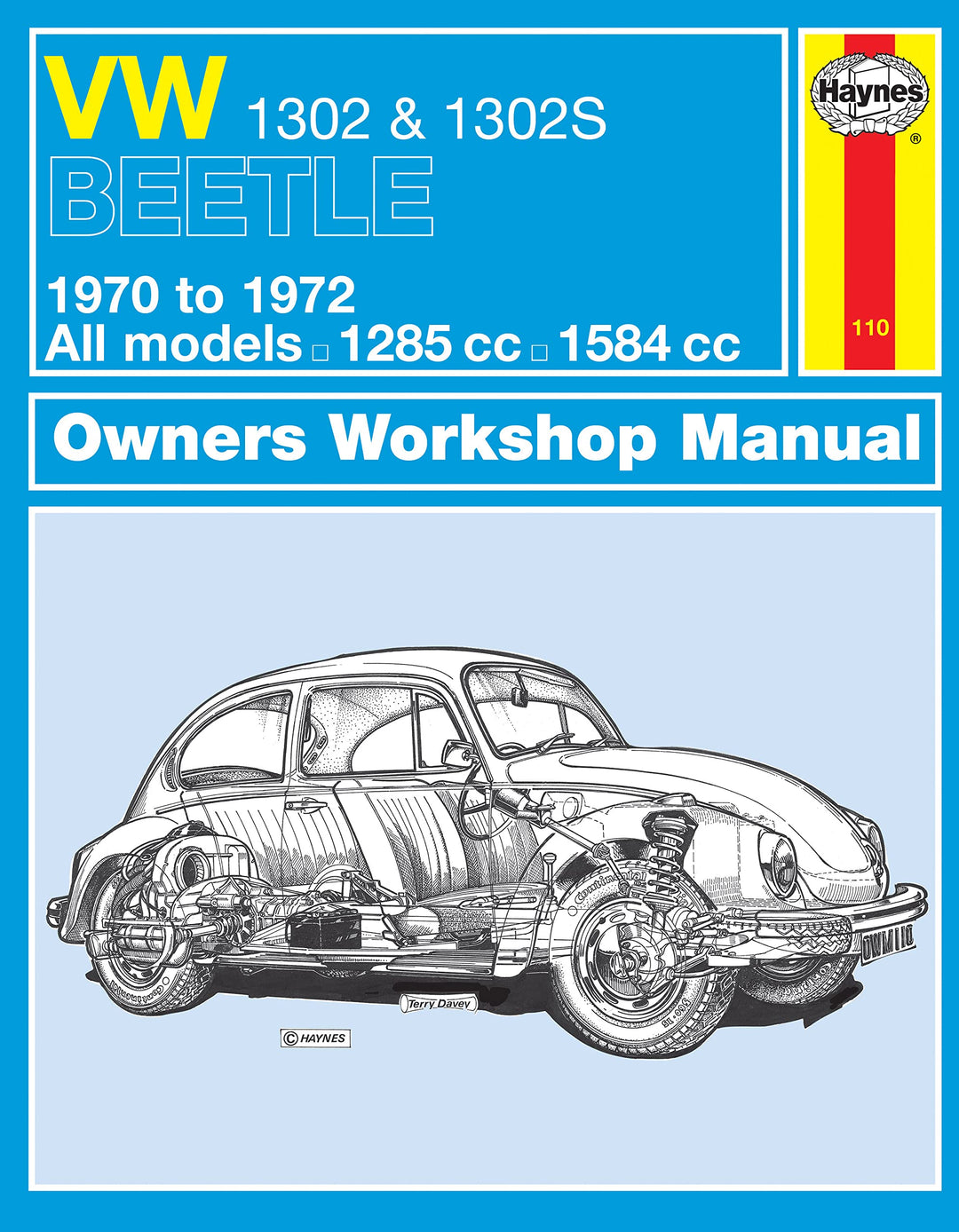 VW 1302S Super Beetle Owner's Workshop Manual, Taschenbuch