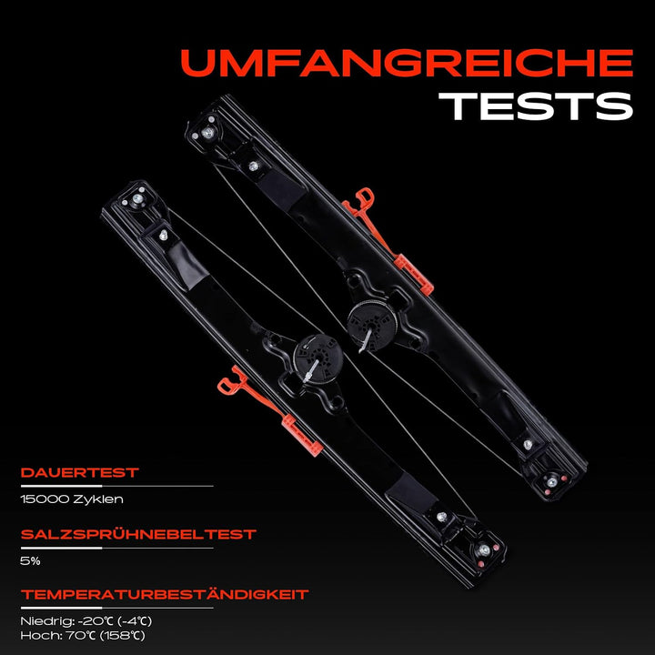 Frankberg 2x Fensterheber Vorne Links Rechts Kompatibel mit Grande Punto/Punto/Punto Evo 199 Schrägh