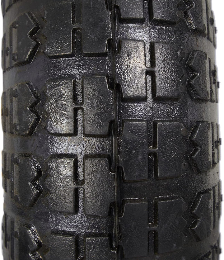 4 x Sackkarrenrad 4.1/3.5-4, luftbereifte Ersatzräder für Bollerwagen, für 16 mm Achse, 136 kg, 260x
