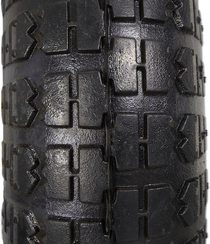 Relaxdays 2X Sackkarrenrad 4.1/3.5-4, luftbereifte Ersatzräder für Bollerwagen, 16mm Achse, 136kg, 2