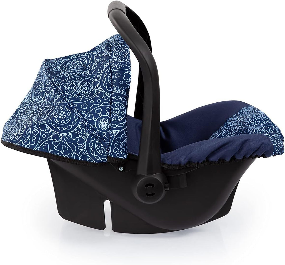 Bayer Design 67903AA Puppen-Autositz EasyGo, Puppenzubehör, passend zu Vario-Puppenwagen, mit Abdeck
