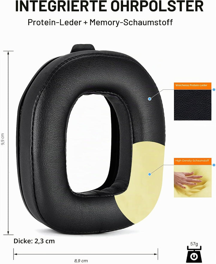A40 TR Mod Kit – defean Ersatz-Ohrpolster und Kopfband, kompatibel mit Astro Gaming A40 TR Headset,