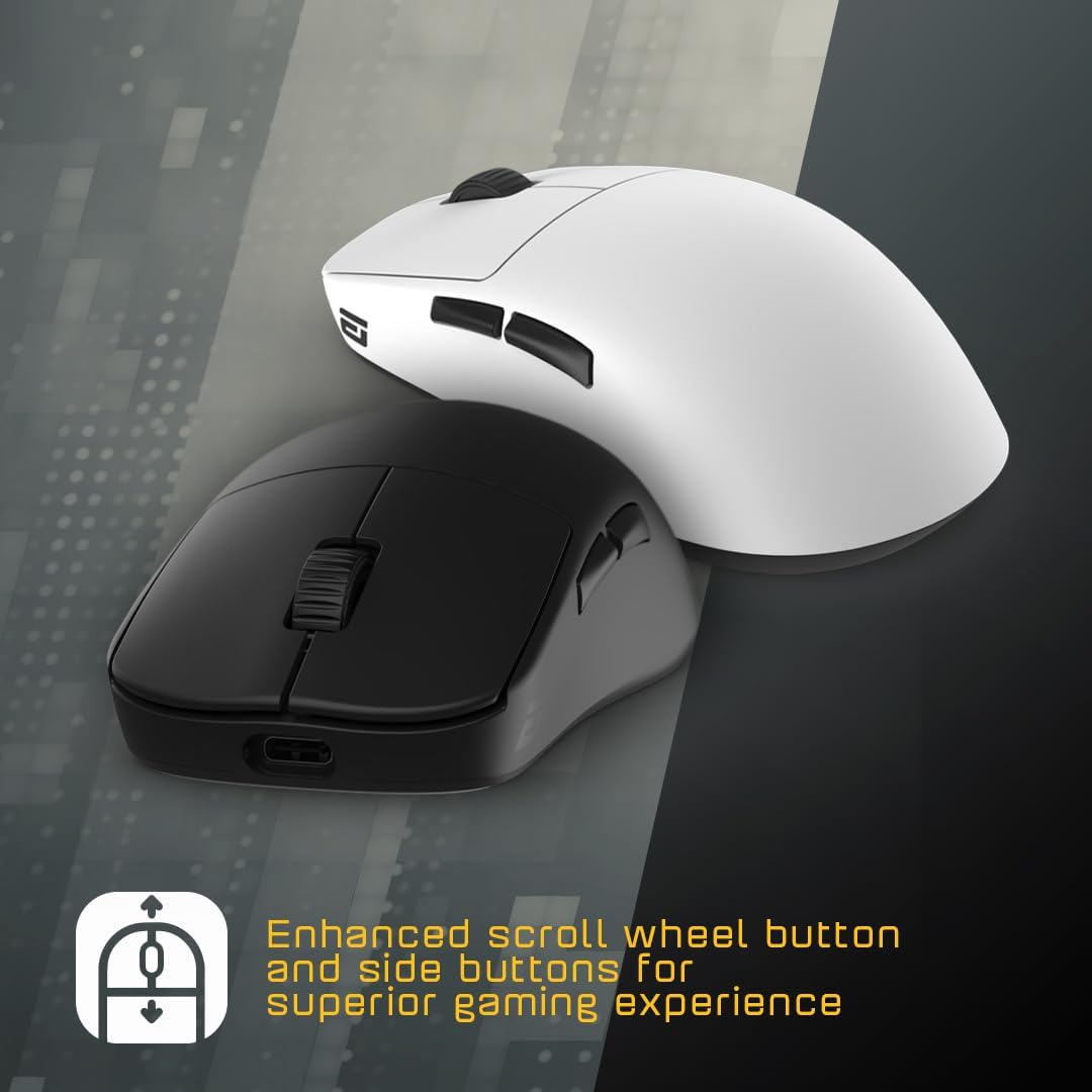 ENDGAME GEAR OP1we Wireless Gaming-Maus, CompX CX52850 Mikrocontroller, Pixart PAW3370 Optischer Sen