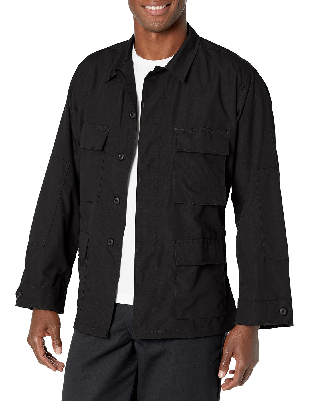 Tru-Spec Herren Mens BDU Coat Mantel L Tall Schwarz, L Tall Schwarz