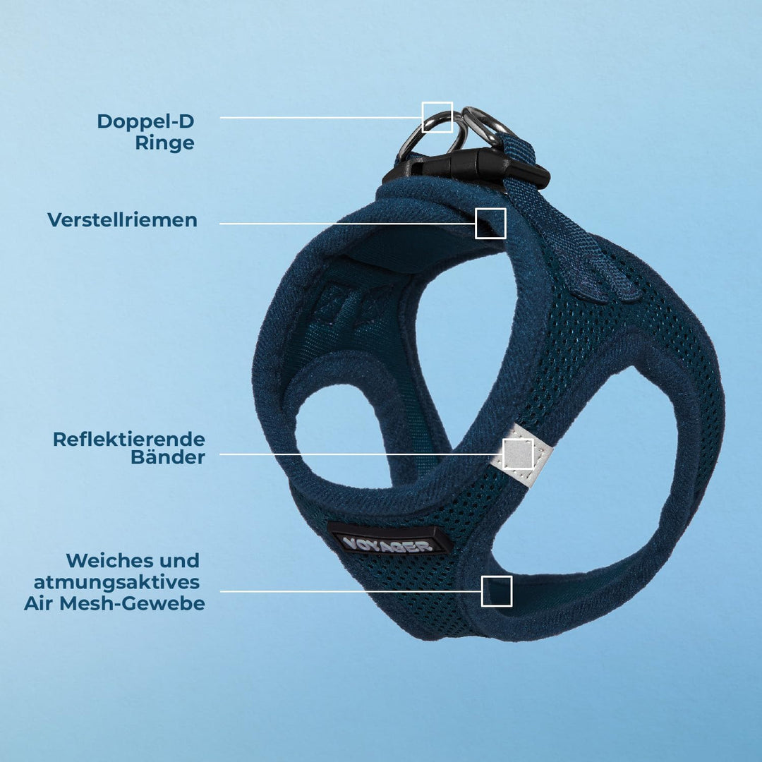 Best Pet Supplies Voyager Step-In Air Hundegeschirr – Allwetter-Netzgewebe für kleine und mittelgros