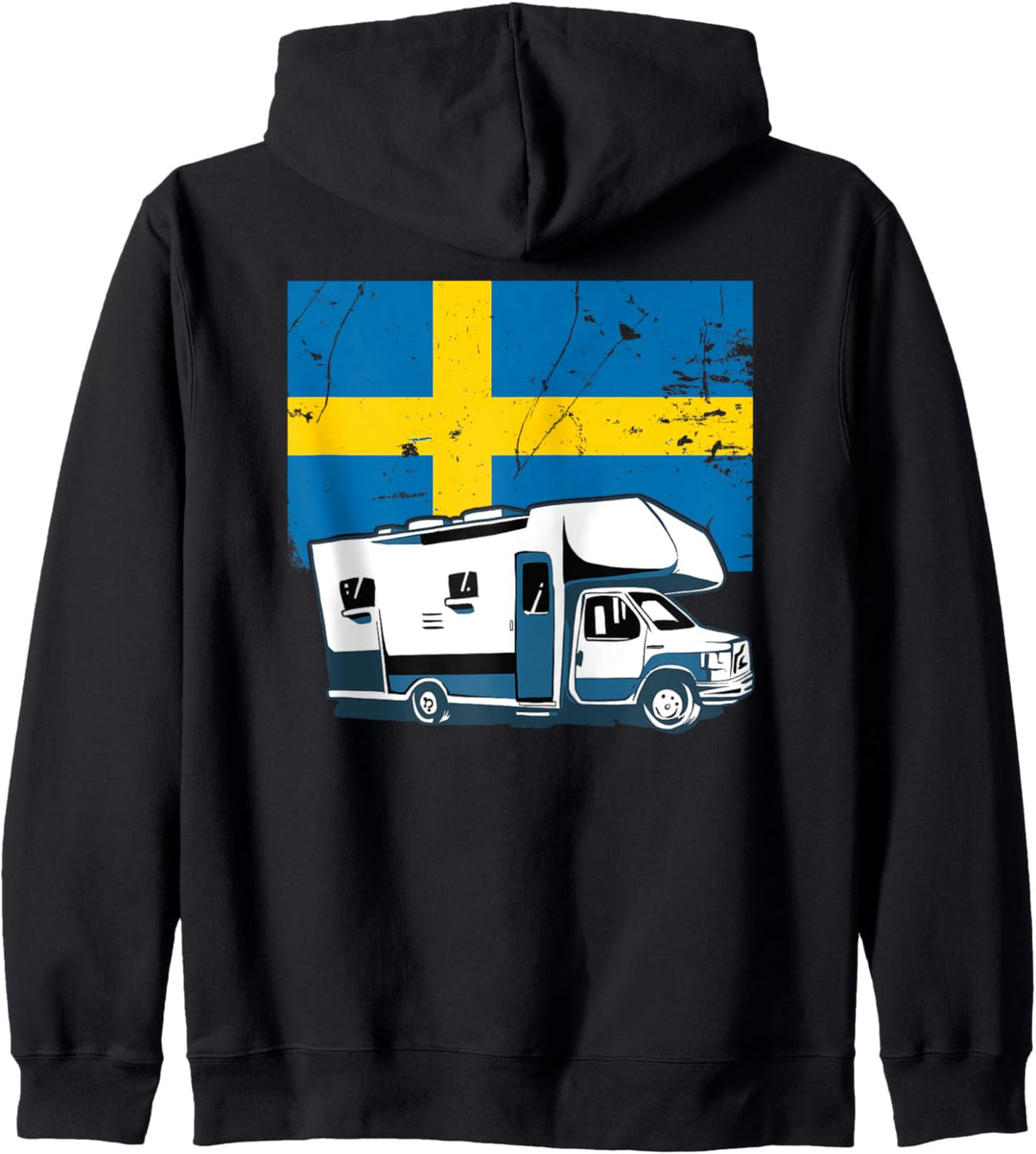 Mit dem Wohnmobil durch Schweden Camping Camper nach Sverige Kapuzenjacke