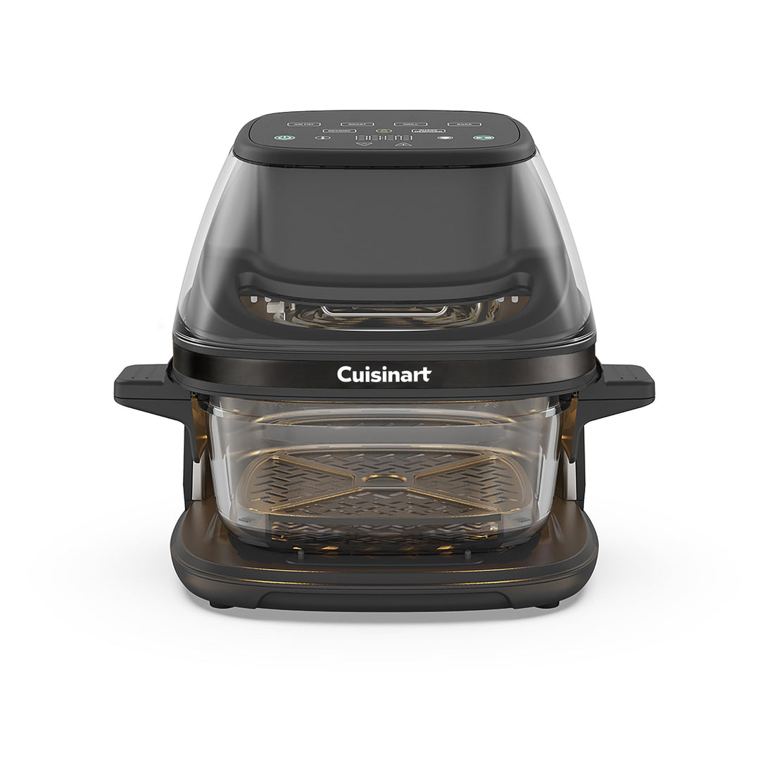 Cuisinart ClearView 3,8 L Heissluftfritteuse mit Glasbehälter | 5‑in‑1 Airfryer | Frittieren ohne Öl