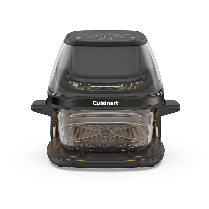 Cuisinart ClearView 3,8 L Heissluftfritteuse mit Glasbehälter | 5‑in‑1 Airfryer | Frittieren ohne Öl