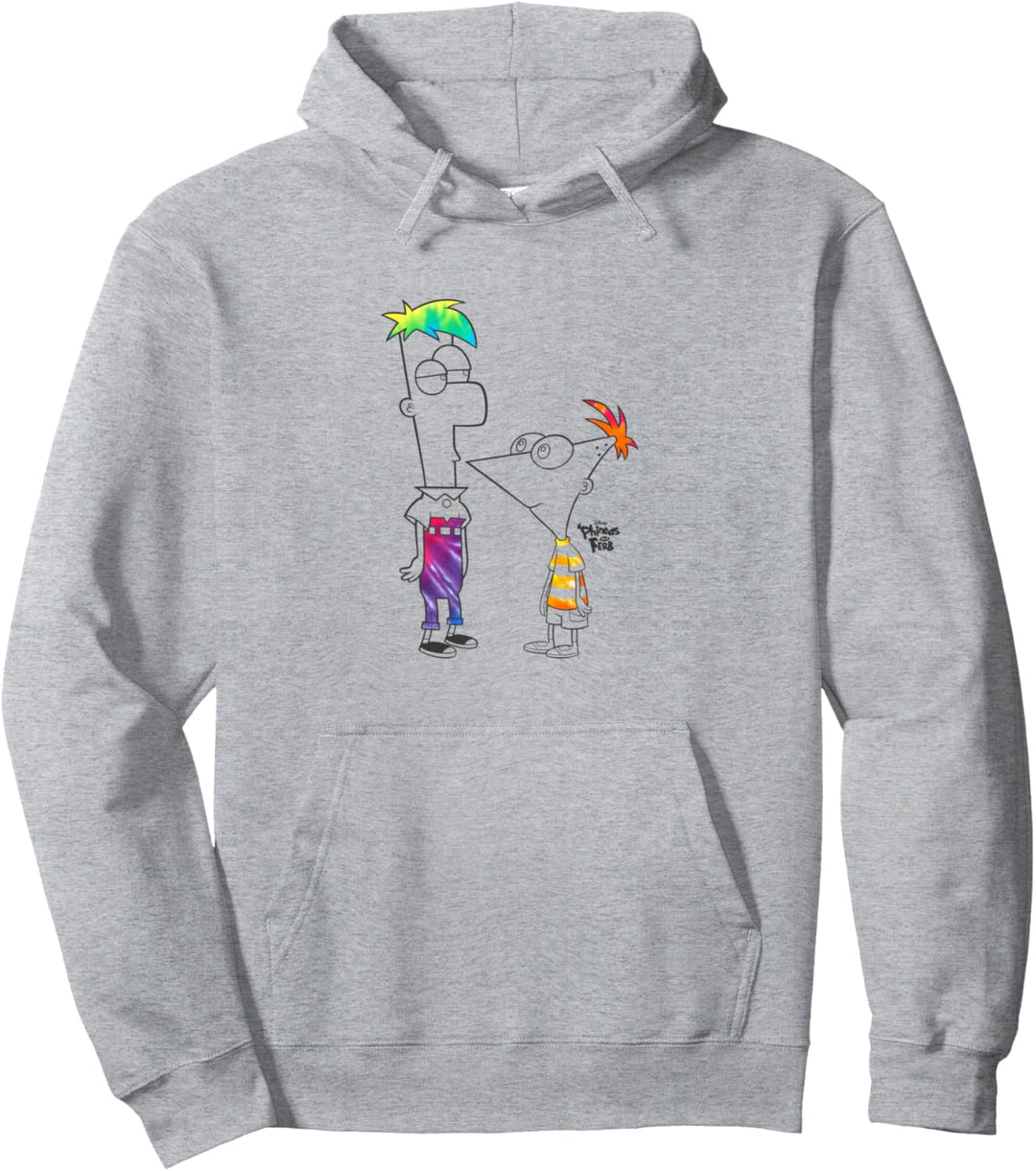 Disney Phineas und Ferb Boys of Tie Dye Pullover Hoodie