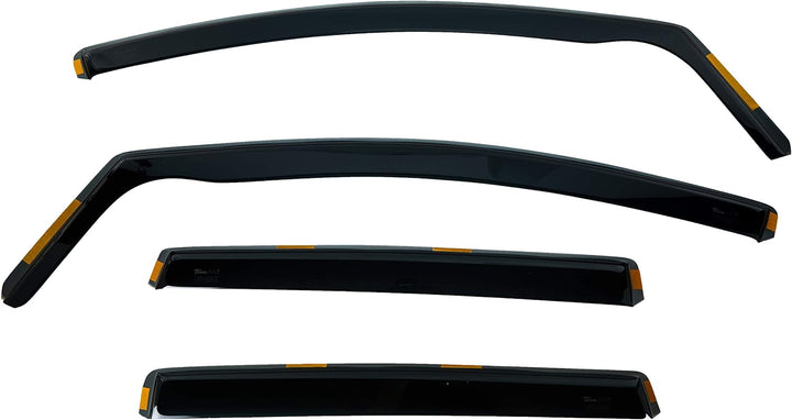 Towequipe HEKO-15277 Windabweiser für Ford Kuga 2008, Fünftürer-Geländewagen, 4 Stück