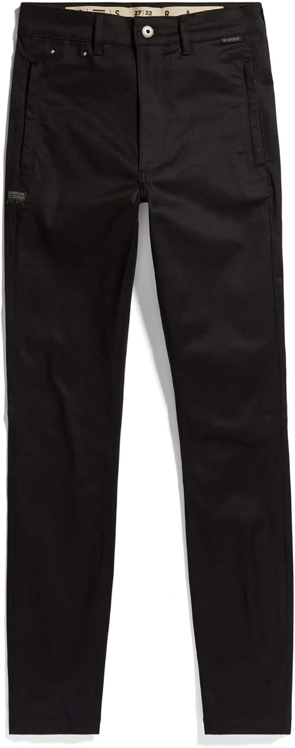 G-STAR RAW Damen Skinny Chinohose Pants 24W / 32L Schwarz (Dk Black D22892-c105-6484), 24W / 32L Sch