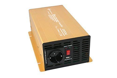 Wechselrichter - Spannungswandler 12V 300 bis 3000 Watt reiner SINUS mit echtem Power USB 2.1A Gold